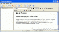 SCP Cool Notes screenshot
